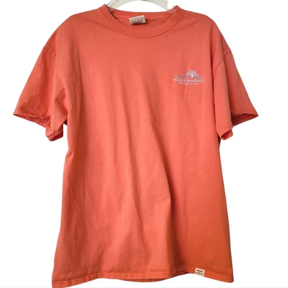 Simply Southern Coral Short Sleeve T-Shirt. DECKS, DOCKS & Flip Flops - Picture 3 of 6